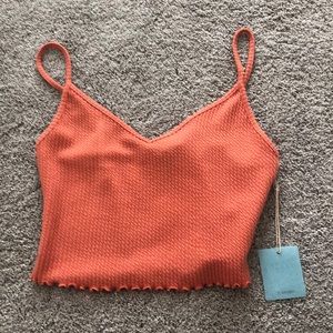 cropped tank top never worn with tags
